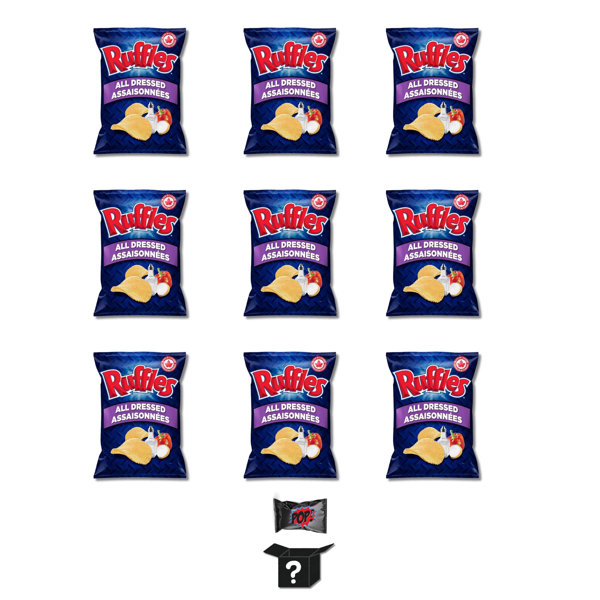 ruffles all dressed potato chips FritoLay Just Brought Back the 'Best Chip It's Ever Made', According to a Food Editor You enjoy unique Canadian food (it was invented here after all) Ruffles All Dressed Potato Chips,