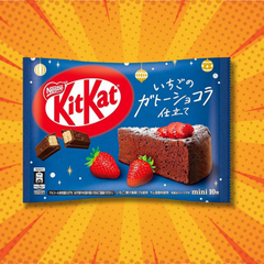 Strawberry Chocolate Cake Kit Kat - Japan