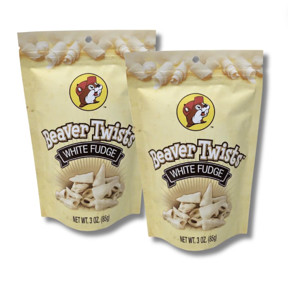 Buc-ee's White Fudge Beaver Twists