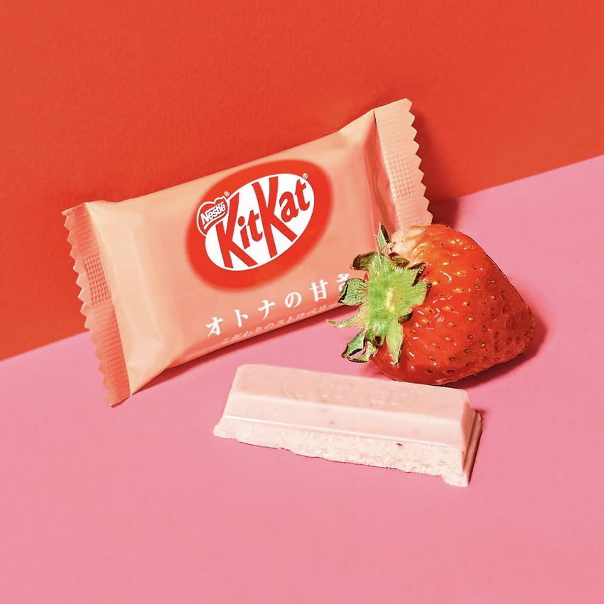 Japanese Kit Kat Assorted Flavors | Hazelnut, Strawberry Chocolate Cake, Milk Tea, Orange, Strawberry | Limited Edition Kit Kat | Pop Snax Snack Box | Japanese Snacks | Imported from Japan