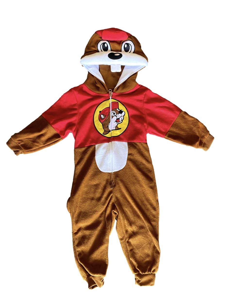 Pop SNAX Bucee Kids Union Suit | Beaver Jumpsuit for Girls & Boys | Youth Med/Large