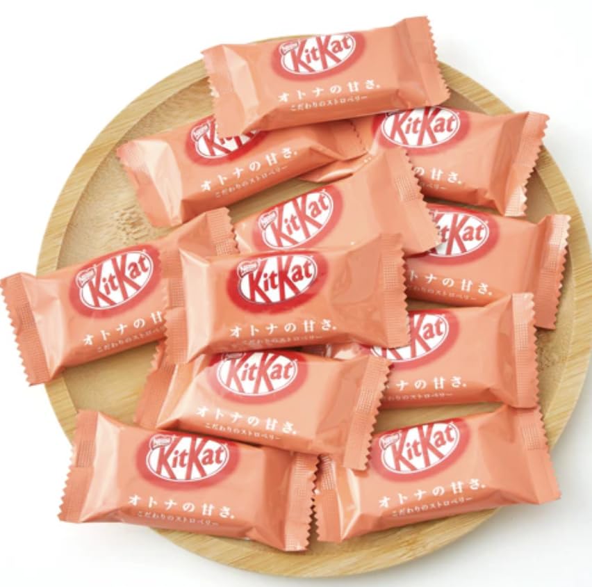 Japanese Kit Kat Assorted Flavors | Hazelnut, Strawberry Chocolate Cake, Milk Tea, Orange, Strawberry | Limited Edition Kit Kat | Pop Snax Snack Box | Japanese Snacks | Imported from Japan