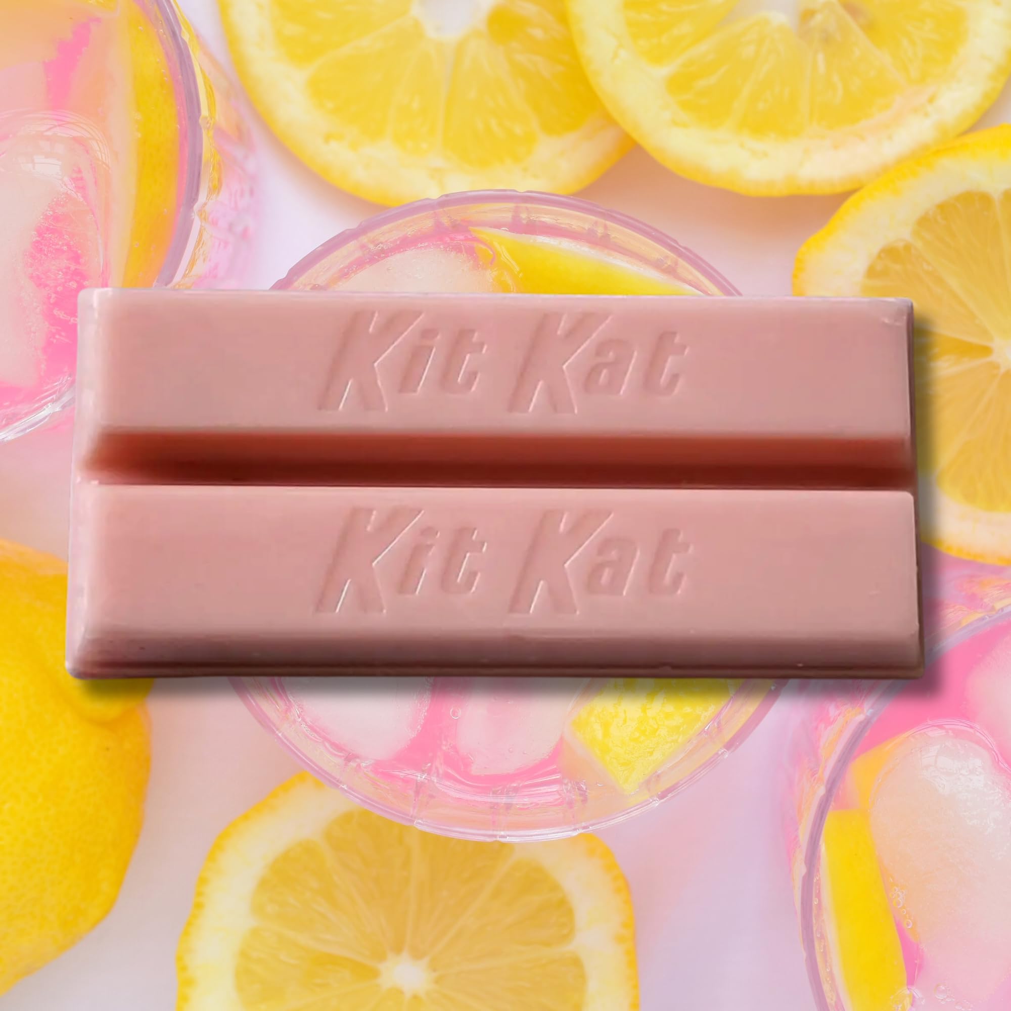 KIT KAT KitKat Pink Lemonade Candy Bar | Limited Edition Flavor | 4 Pack, 6 oz, Full Size