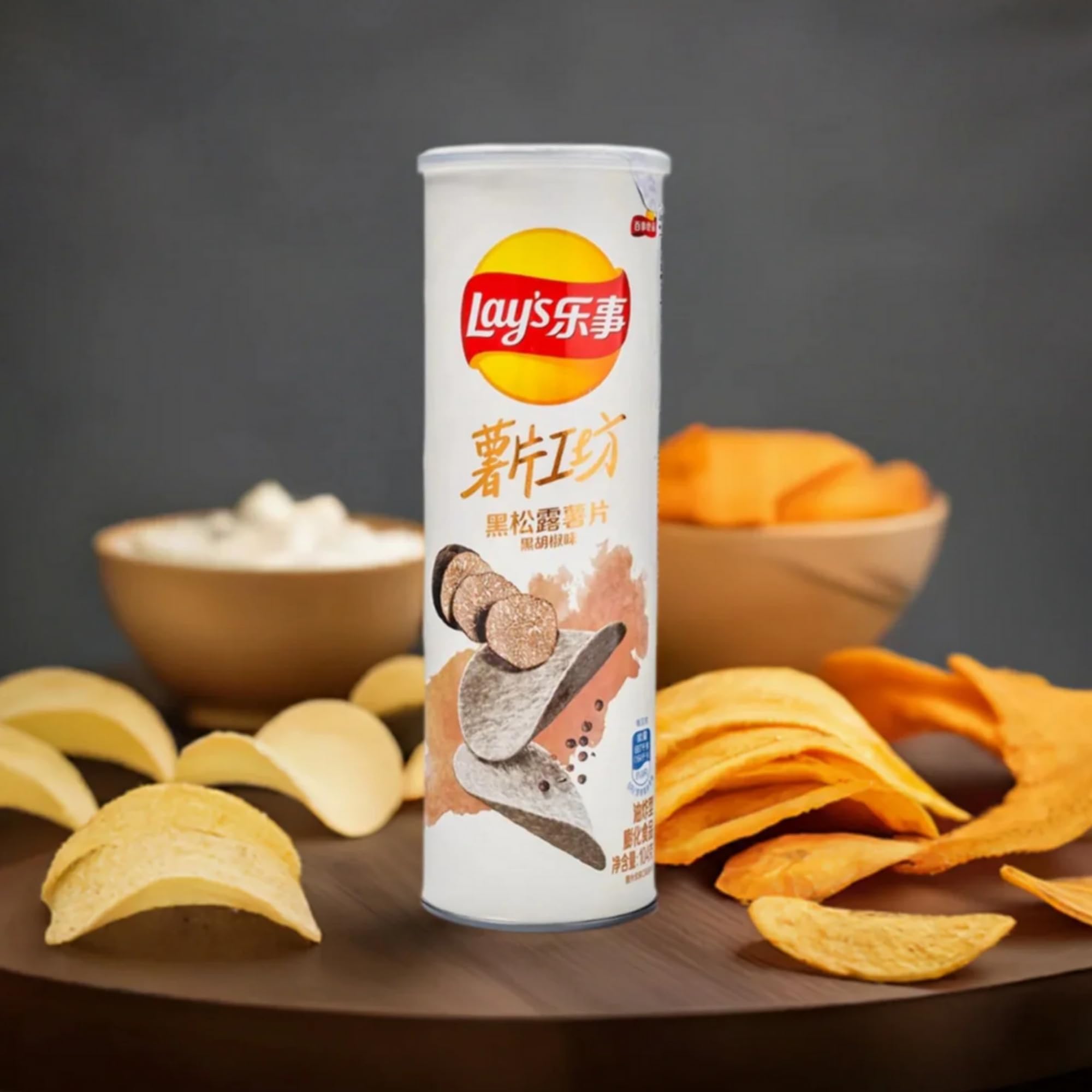 Lay's Stax - Black Truffle Flavor (China)