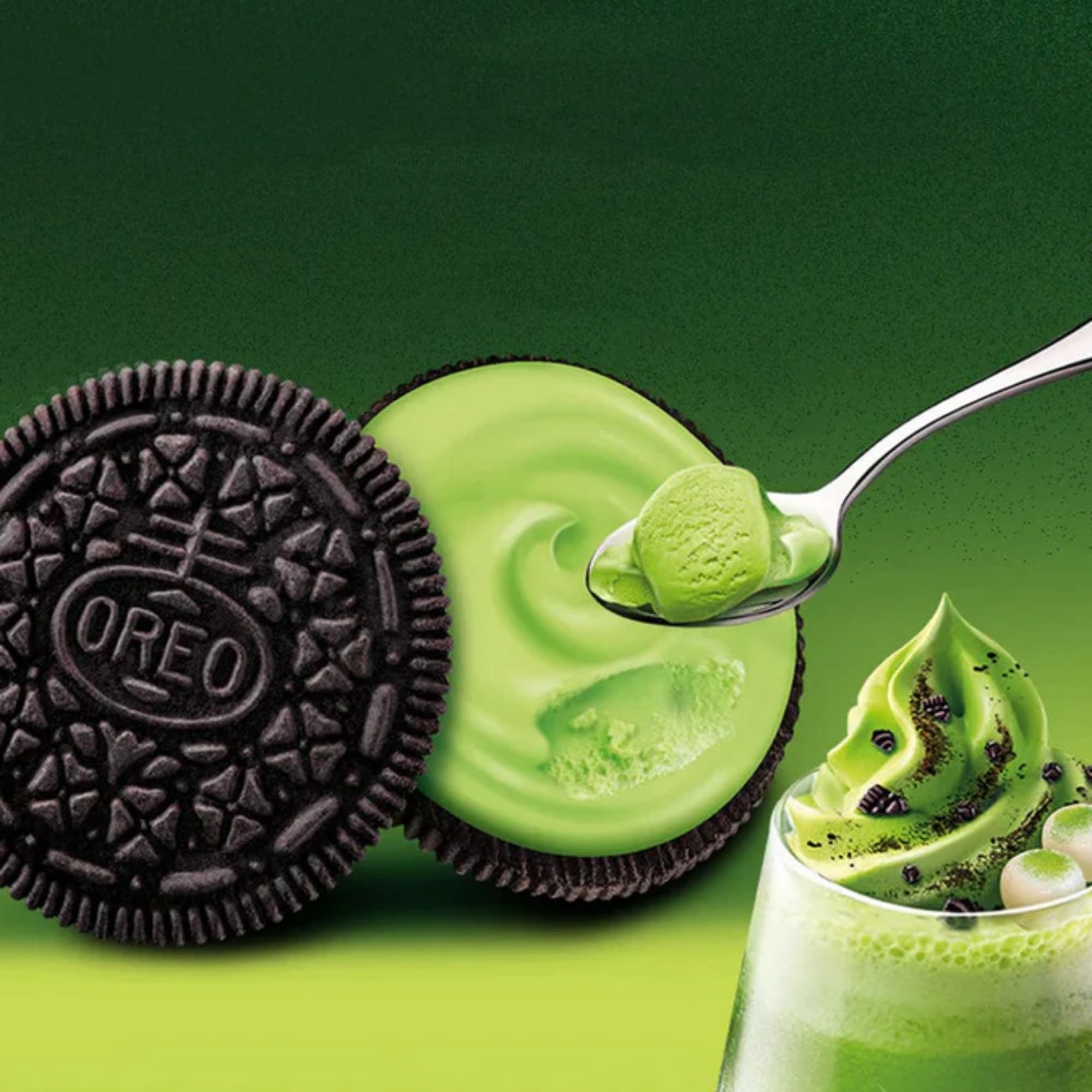 OREO Matcha Ice Cream Cookies (China) - New Oreos