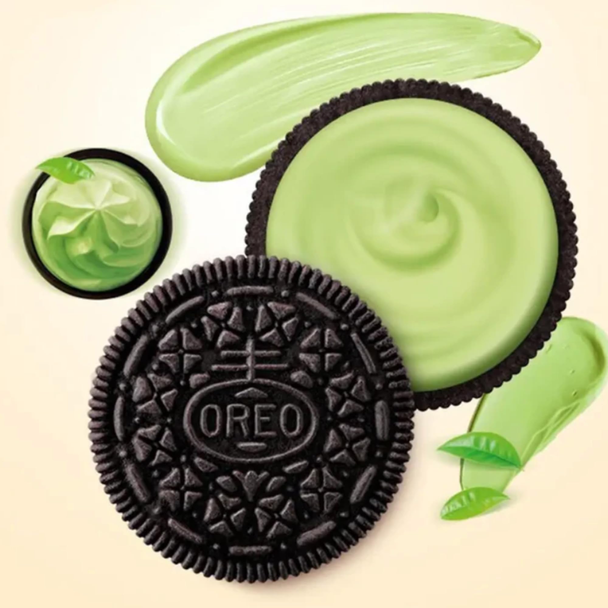 OREO Matcha Ice Cream Cookies (China) - New Oreos