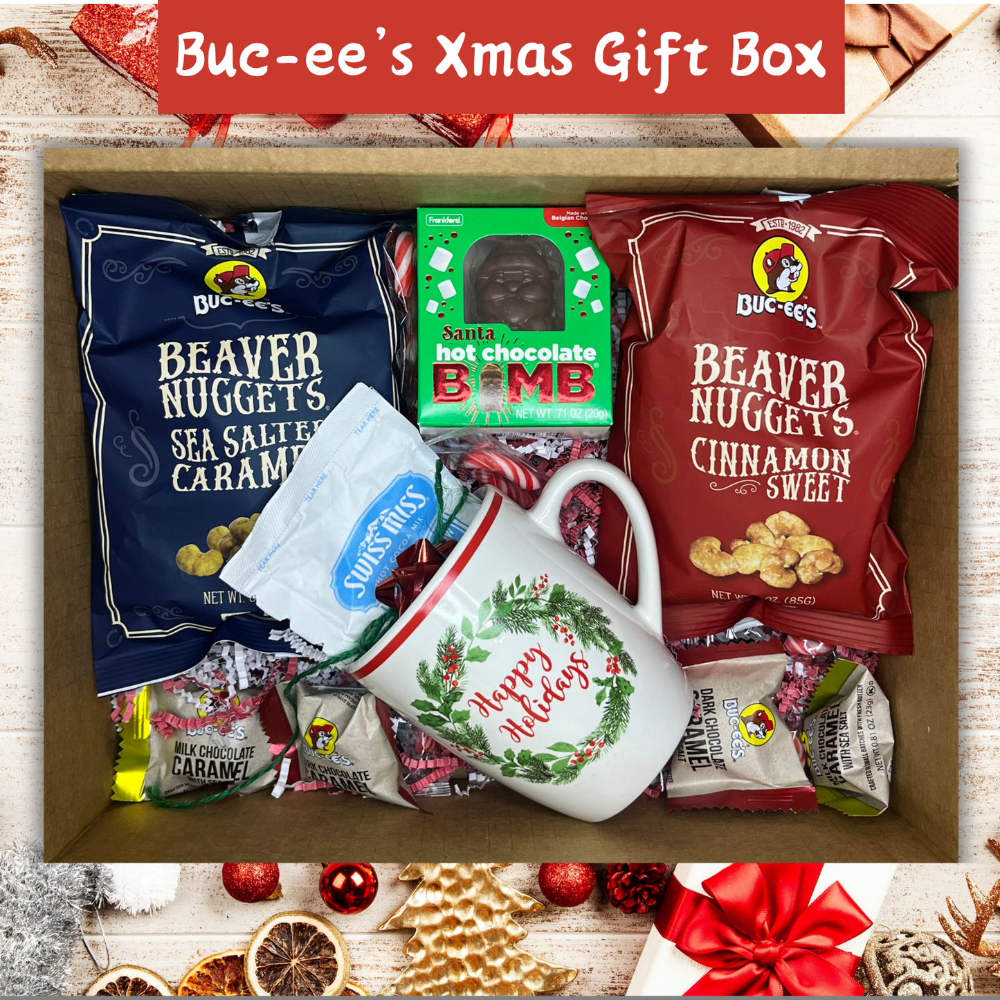 Buc-ee's Christmas Snack Box