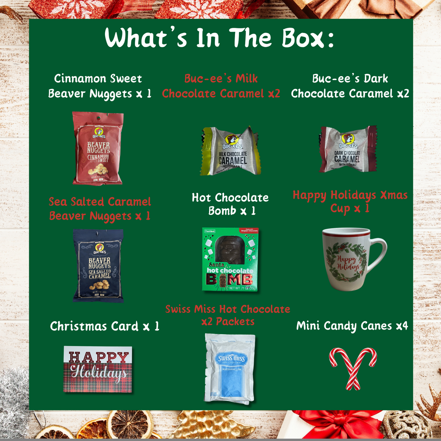 Buc-ee's Christmas Snack Box