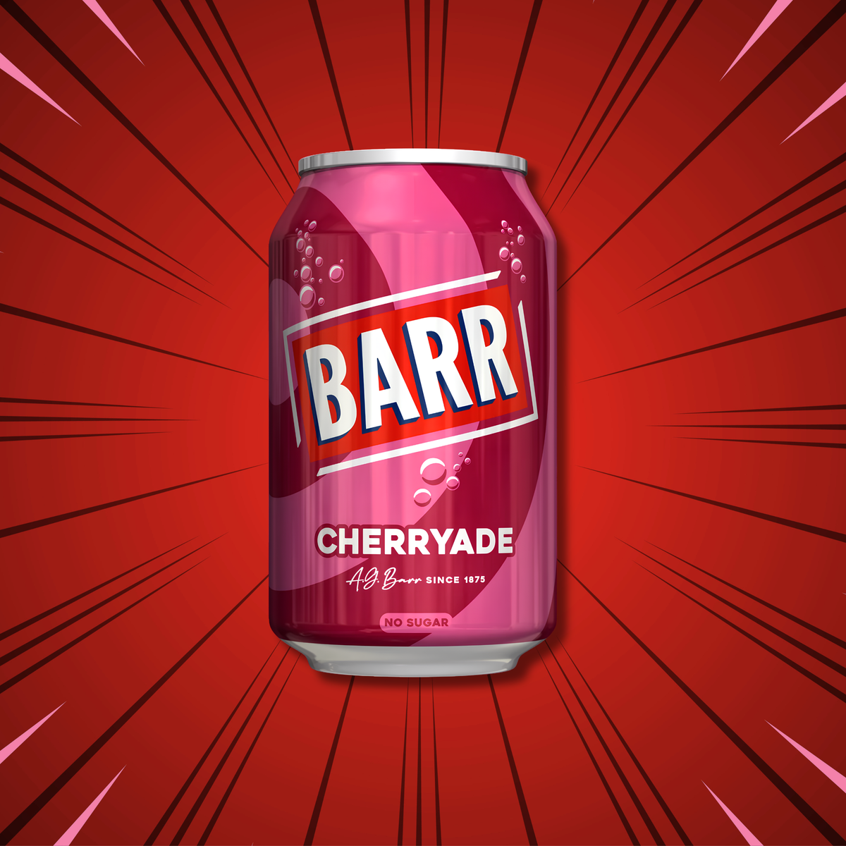 Barr Cherryade sugar-free cherry soda
