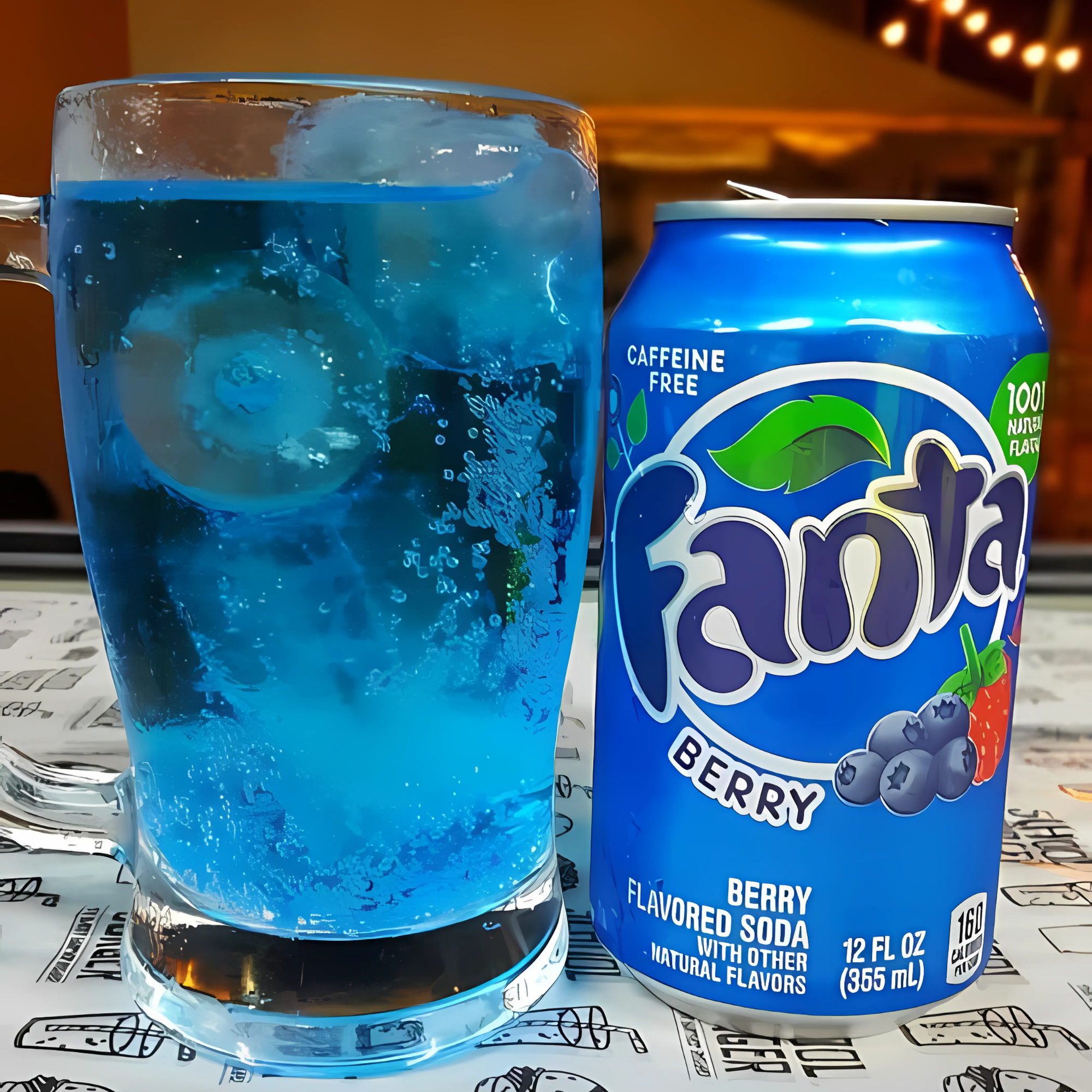 Blue Raspberry Fanto Fanta Blue Raspberry Soda