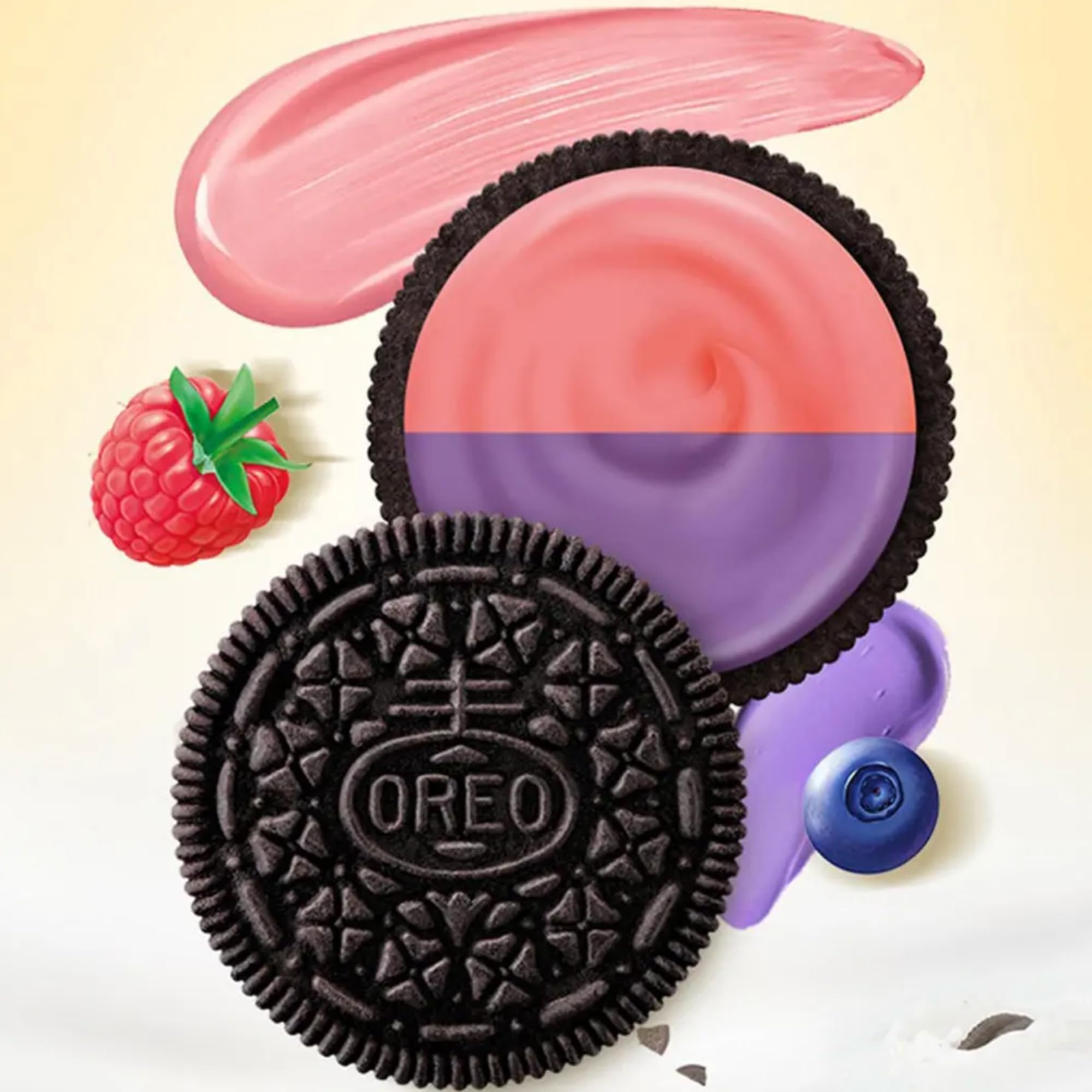 blueberry raspberry Oreo cookies Taiwan limited edition