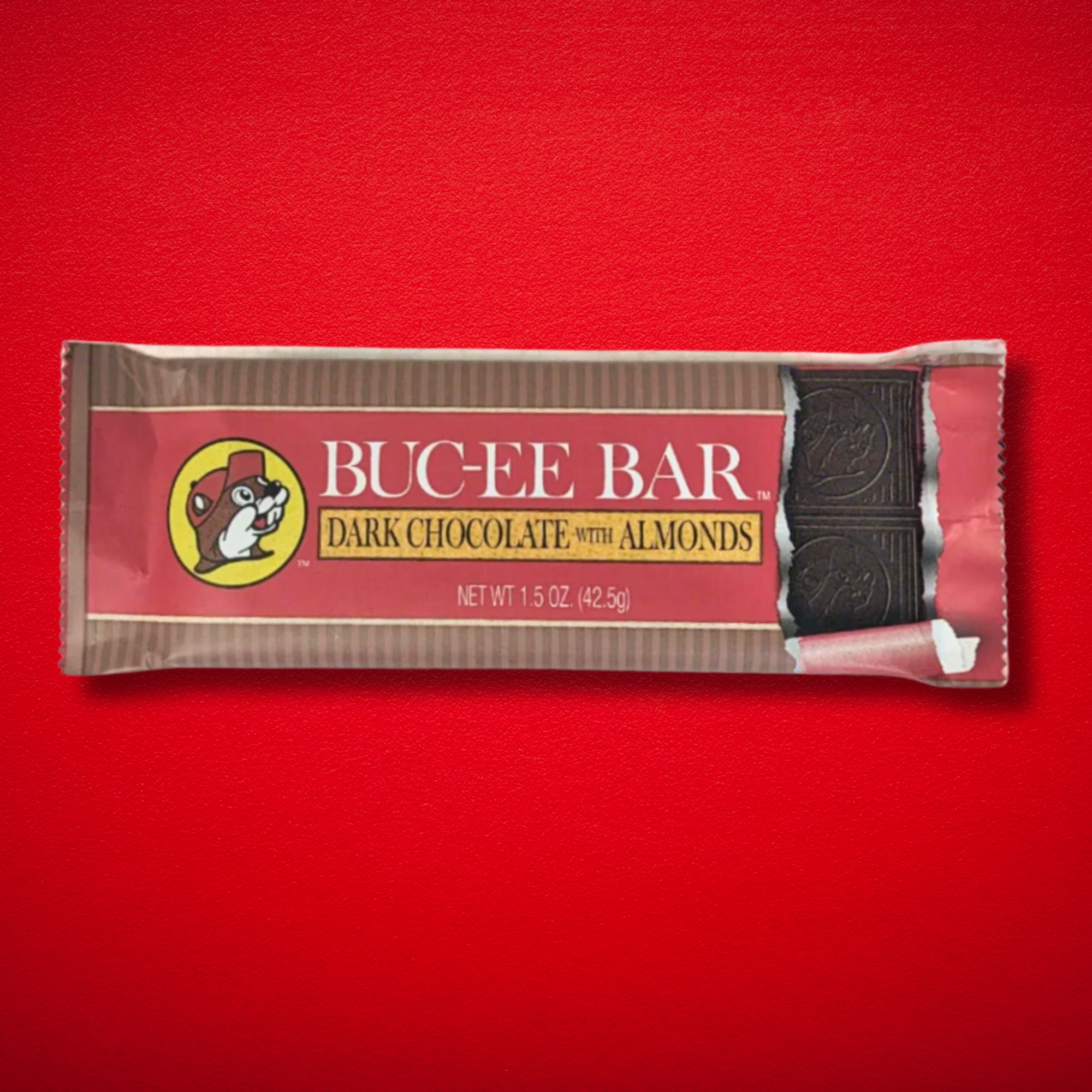 Buc-ee's website: Dark chocolate Bar with almonds