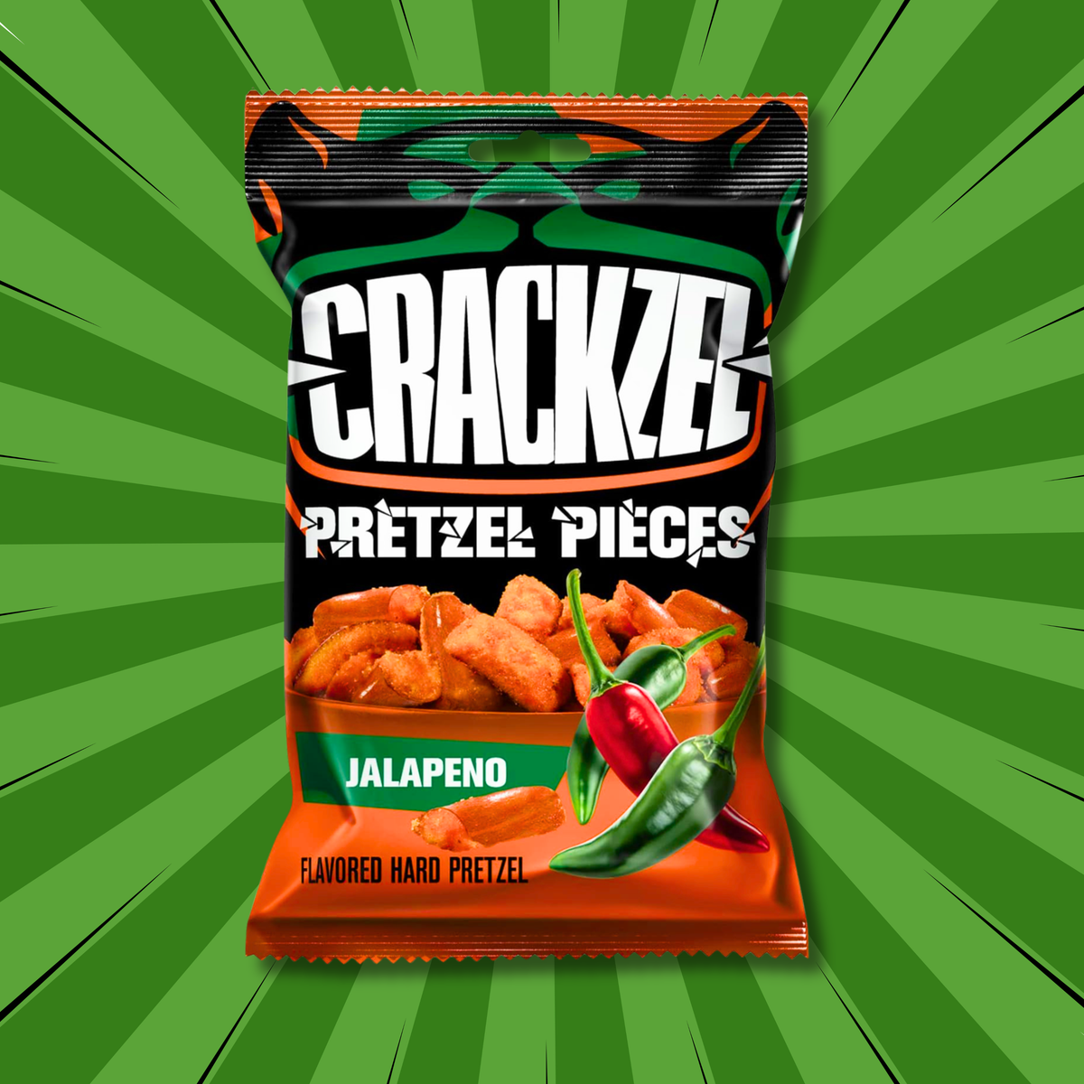Crackzel Jalapeño Pretzel Pieces