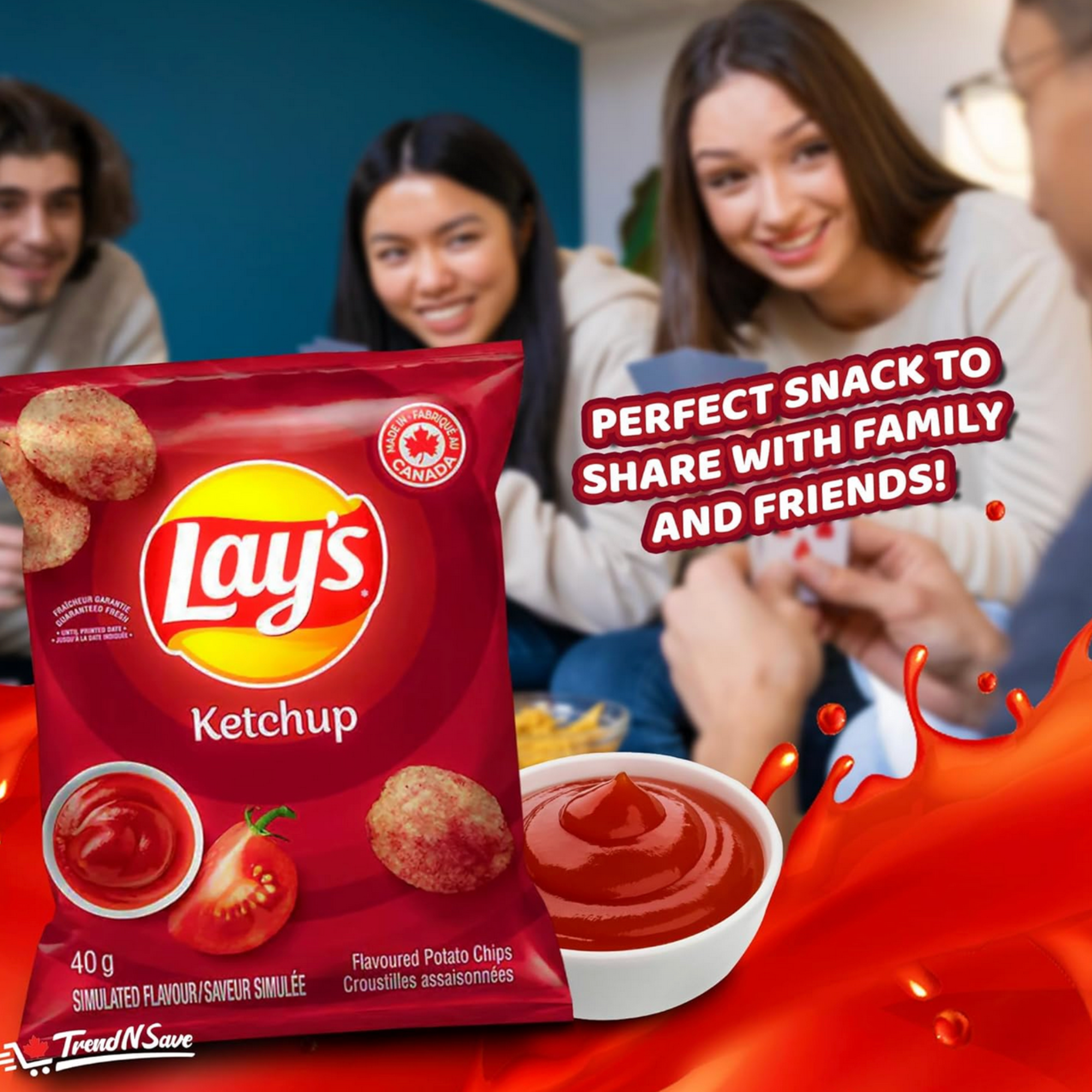 popular Canadian snacks Lay's ketchup chips