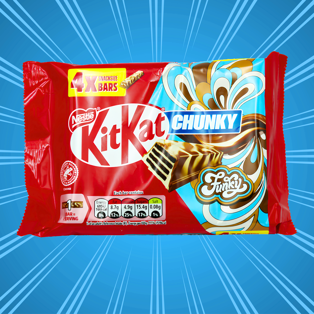 KitKat Chunky Funky Milk and White