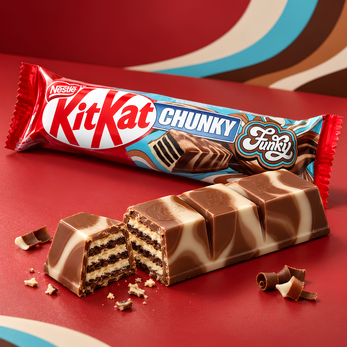KitKat Chunky Funky Milk and White