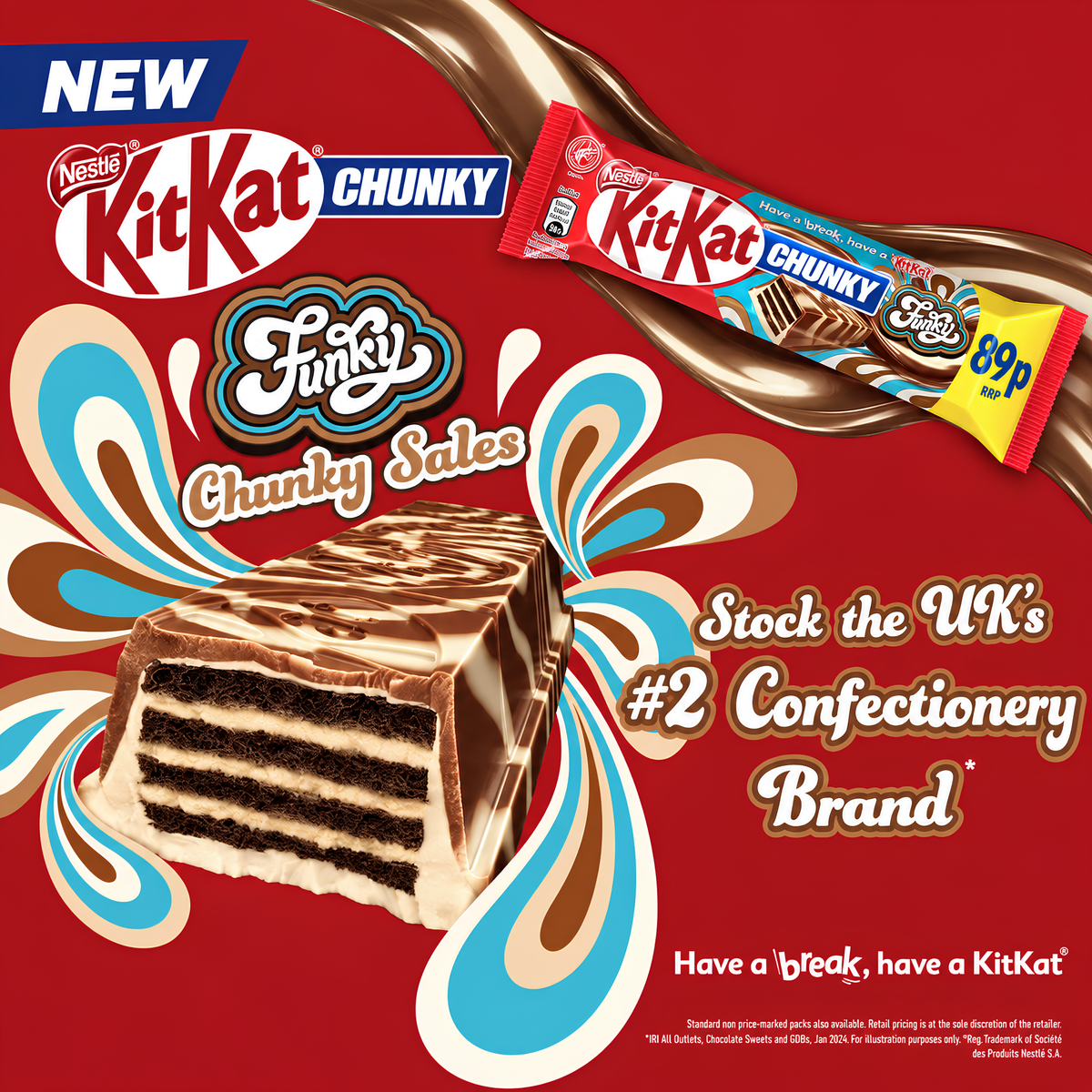 KitKat Chunky Funky Milk and White