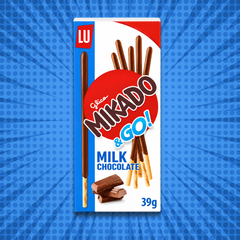 Mikado Milk Chocolate Biscuit Sticks – France