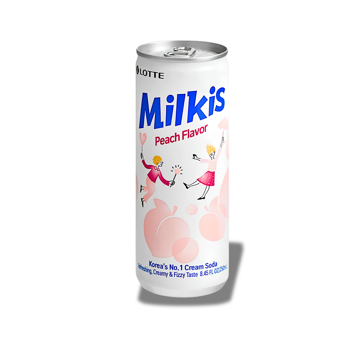 Lotte Milkis Peach Korean peach soda, 250ml