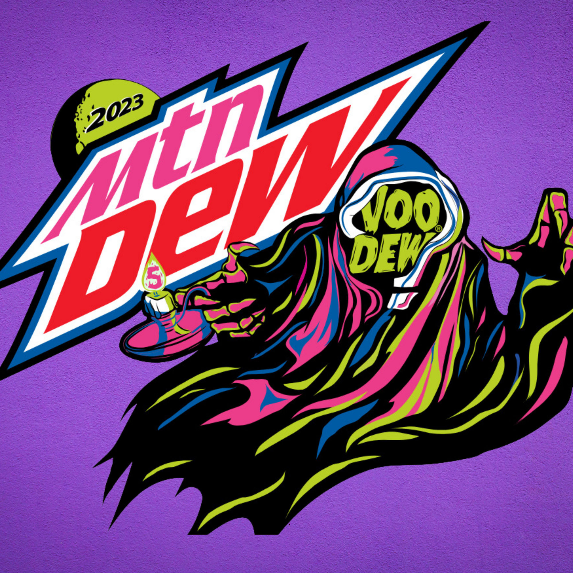 new Mountain Dew drink vibrant design