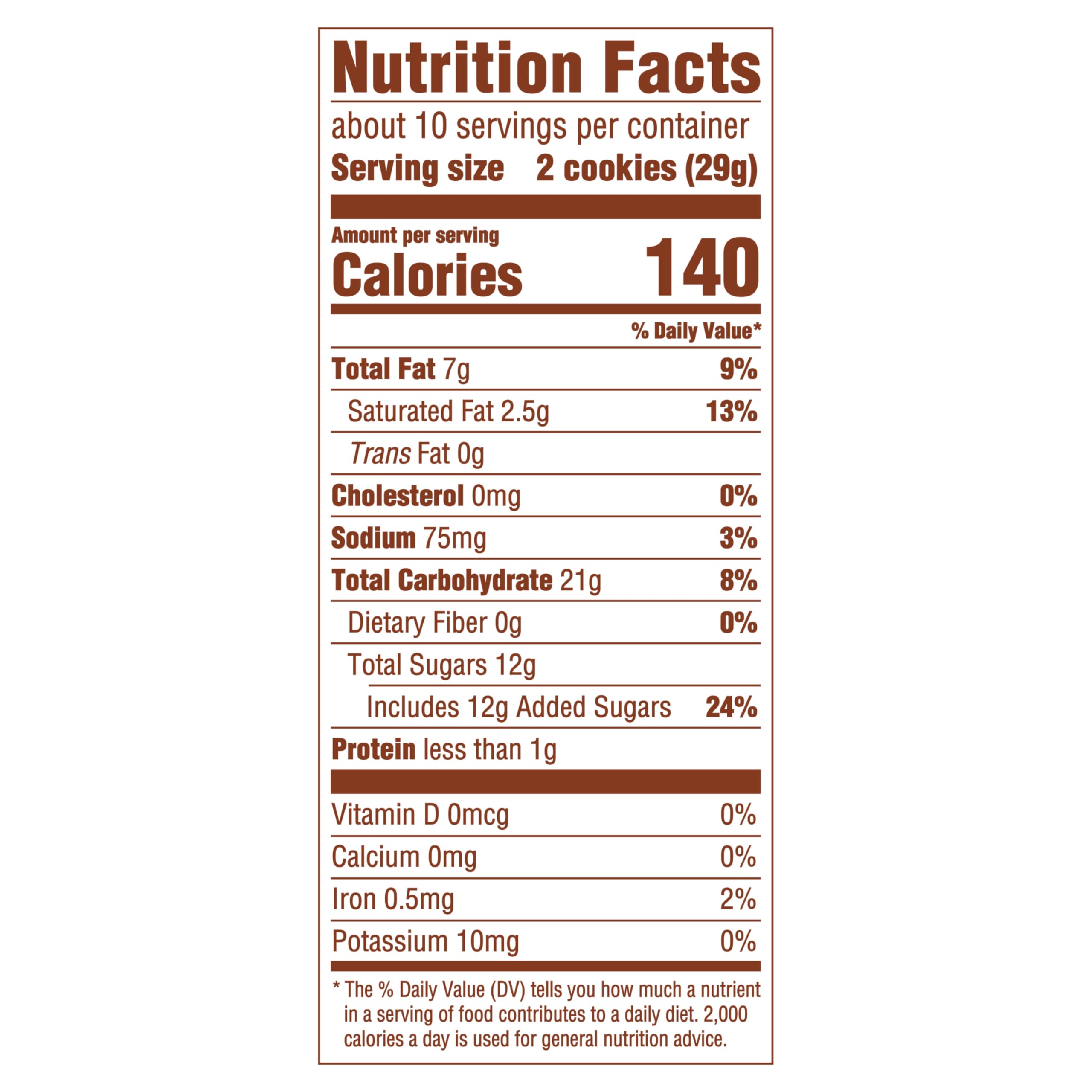 Oreo Churros Nutrition Facts