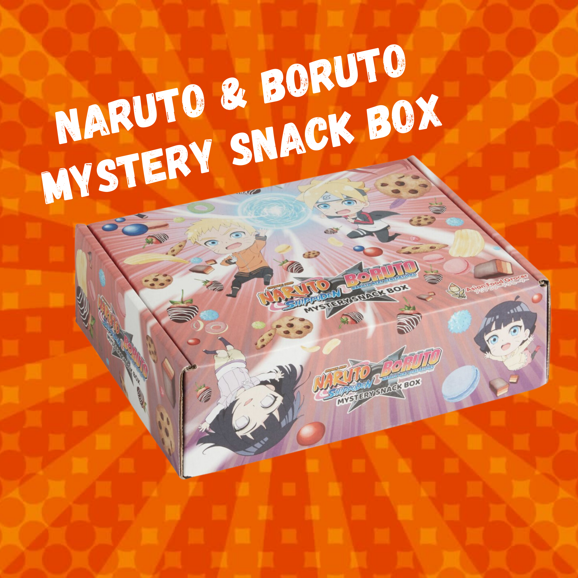 Naruto & Boruto Mystery Snack Box - Closed Box