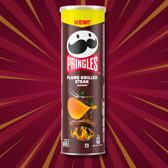 Pringles Flame Grilled Steak Chips – Belgium