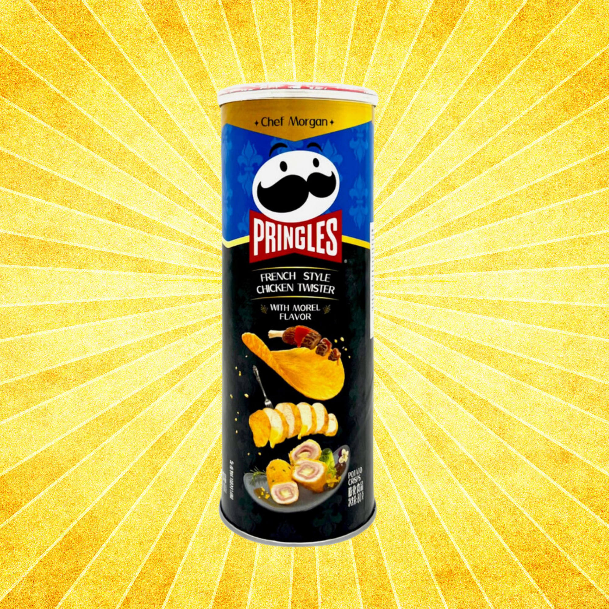 unique Pringles potato chips: chicken and morel