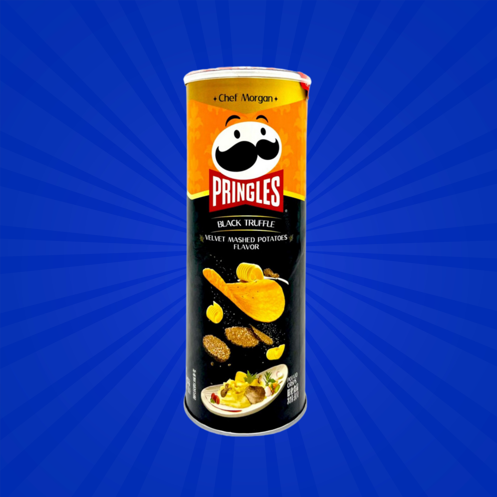 gourmet Pringles chips black truffle mashed potato