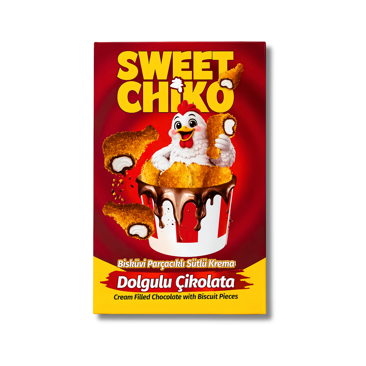 Sweet Chikko fried chicken-shaped chocolate