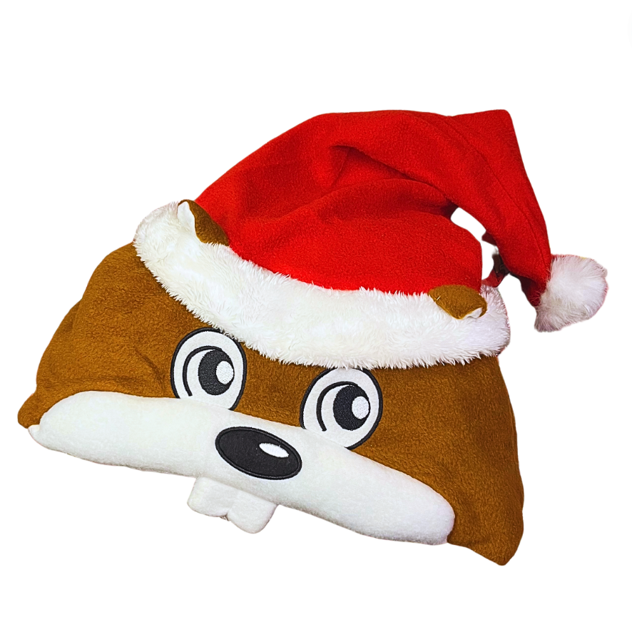 Buc-ee's Beaver Christmas Suit Head