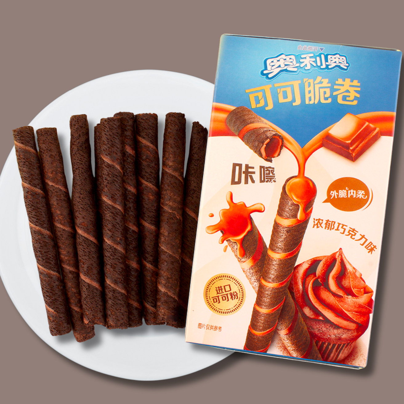 Asian Oreo Wafer Rolls – 4 Pack Variety Sampler | Limited Edition: Vanilla Mousse, Strawberry Milkshake, Japanese Matcha, Rich Chocolate