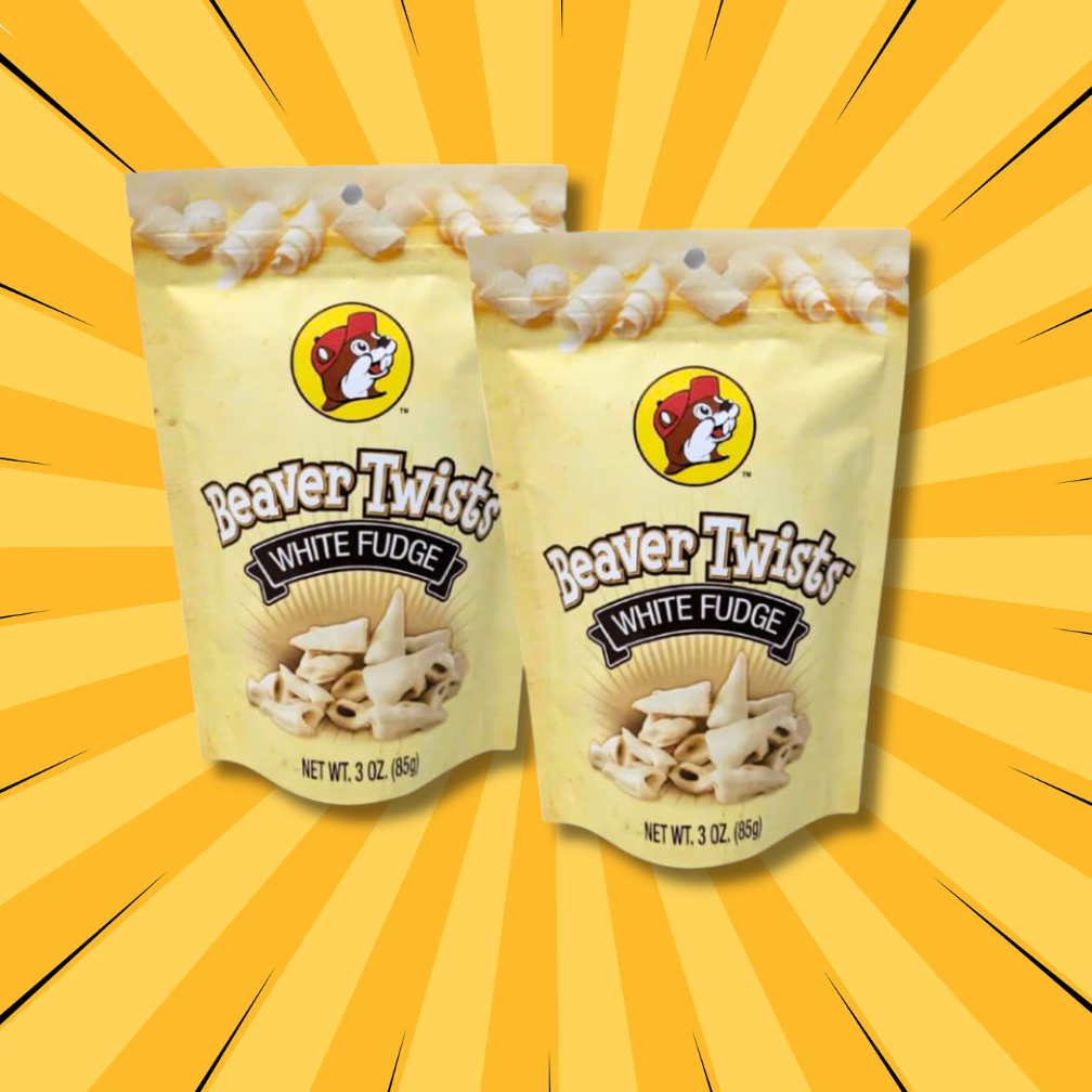 Buc-ee's White Fudge Beaver Twists