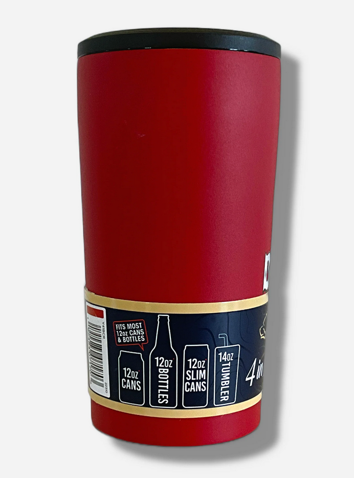 Buc-ee's 4-in-1 Drink Cooler & Tumbler, Buc-ee's Cup, Insulated Tumbler & Drink Cooler for BBQ, Camping, Summer, Regular, Red
