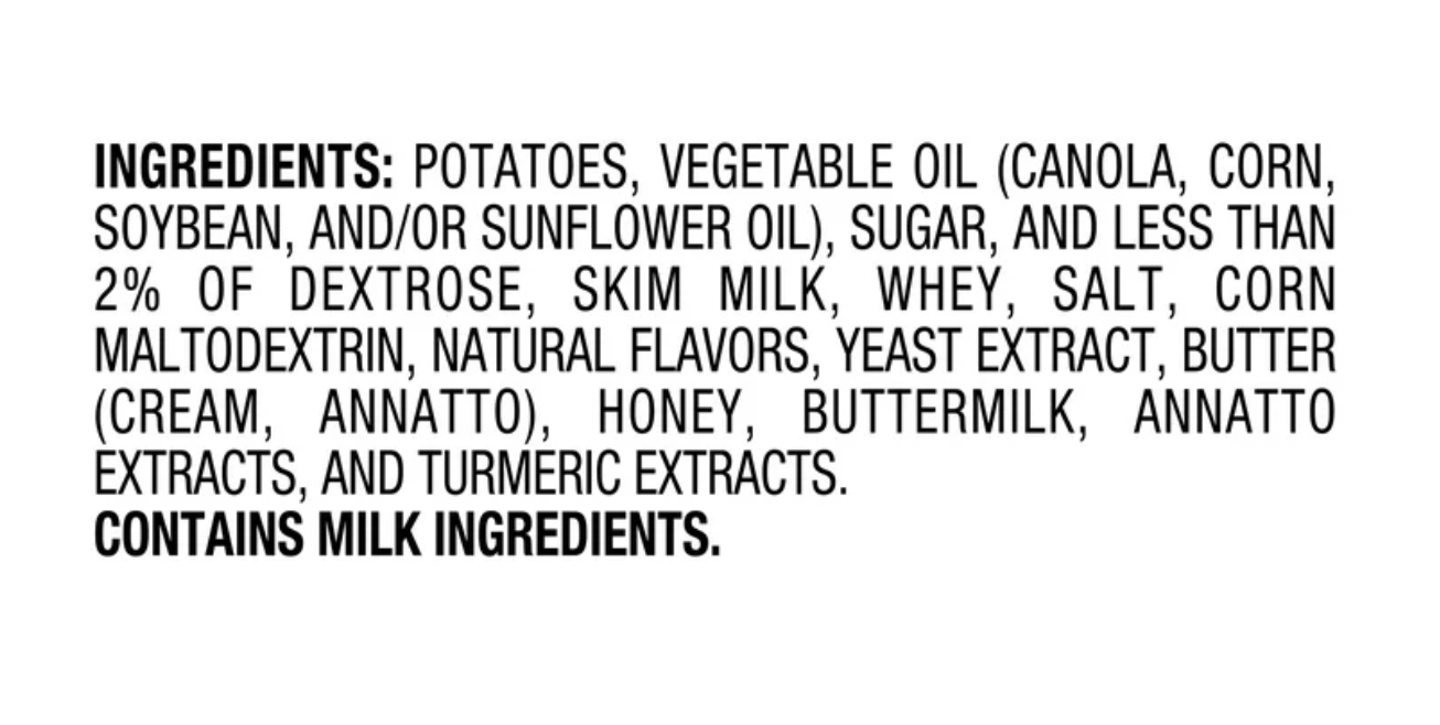 Lay's Honey Butter - USA