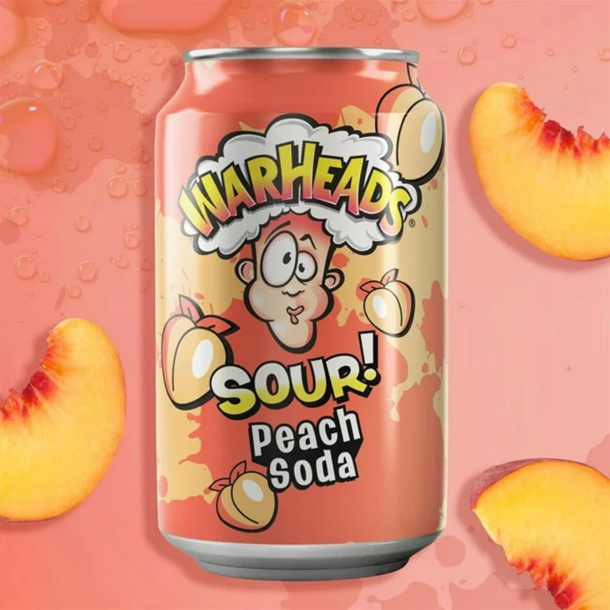 Warheads Soda - Peach Flavor