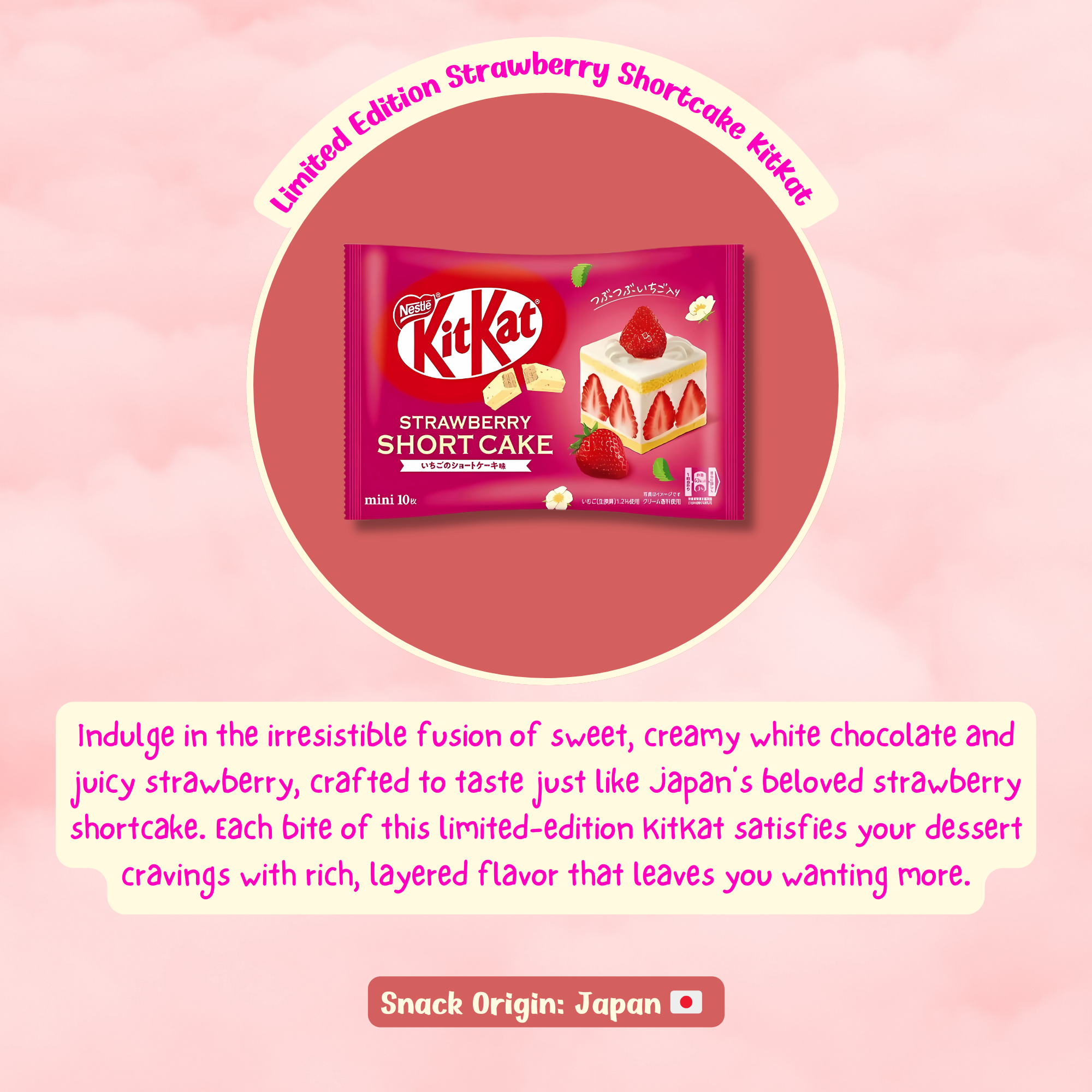 Strawberry Shortcake Kit Kat - Japan