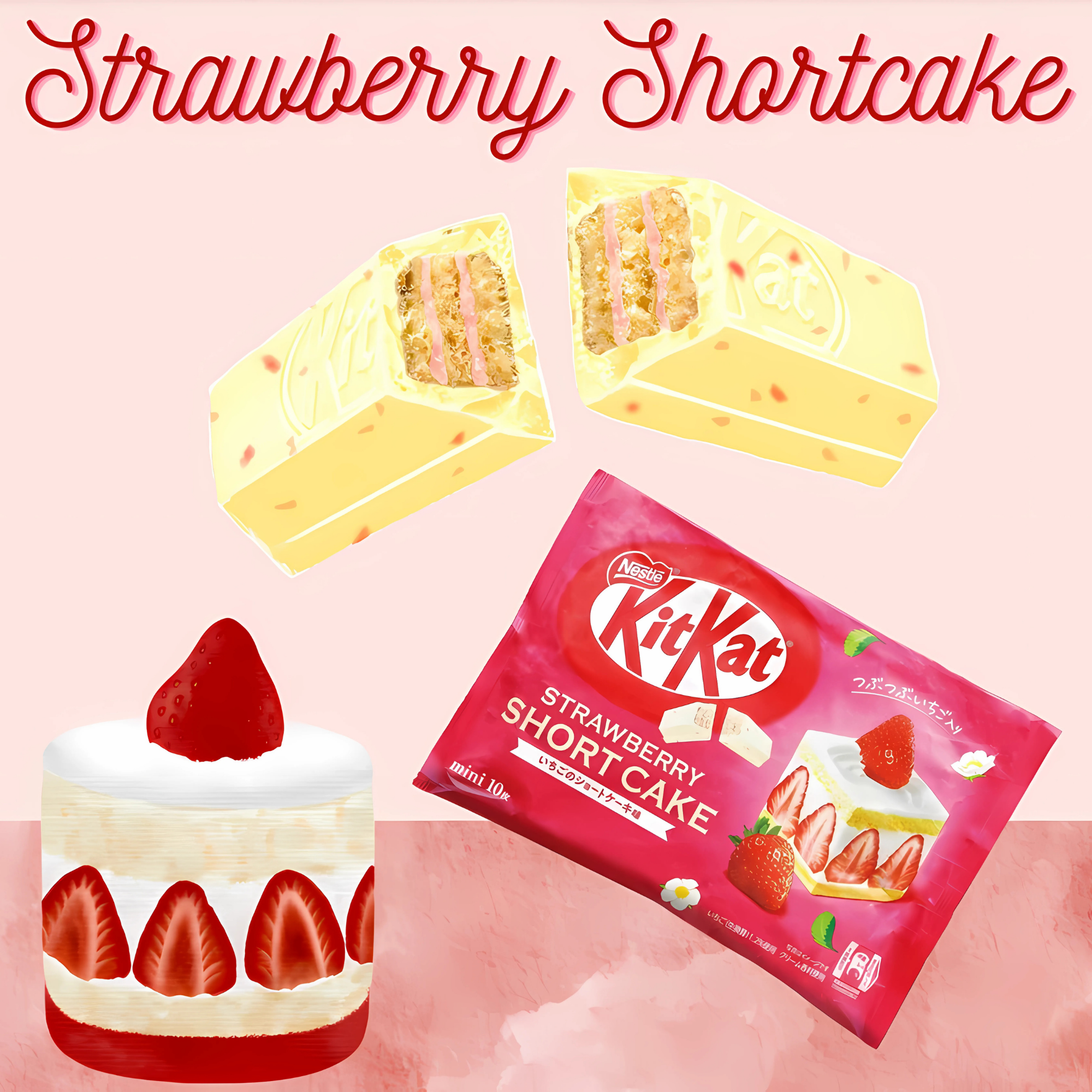 Strawberry Shortcake Kit Kat - Japan