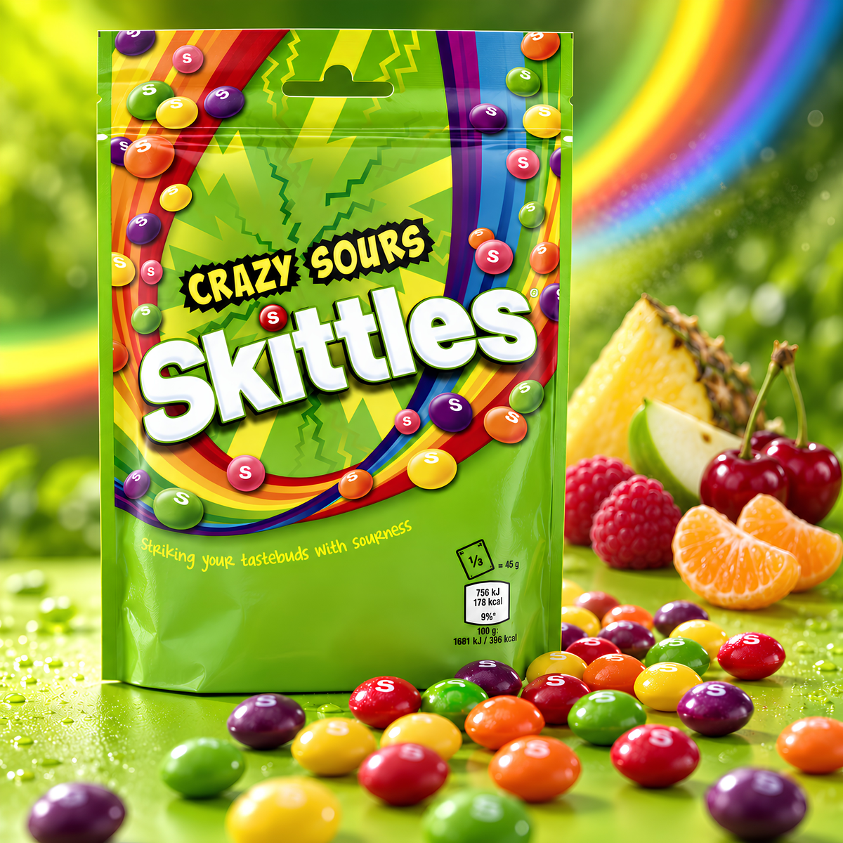 Skittles Crazy Sours candy