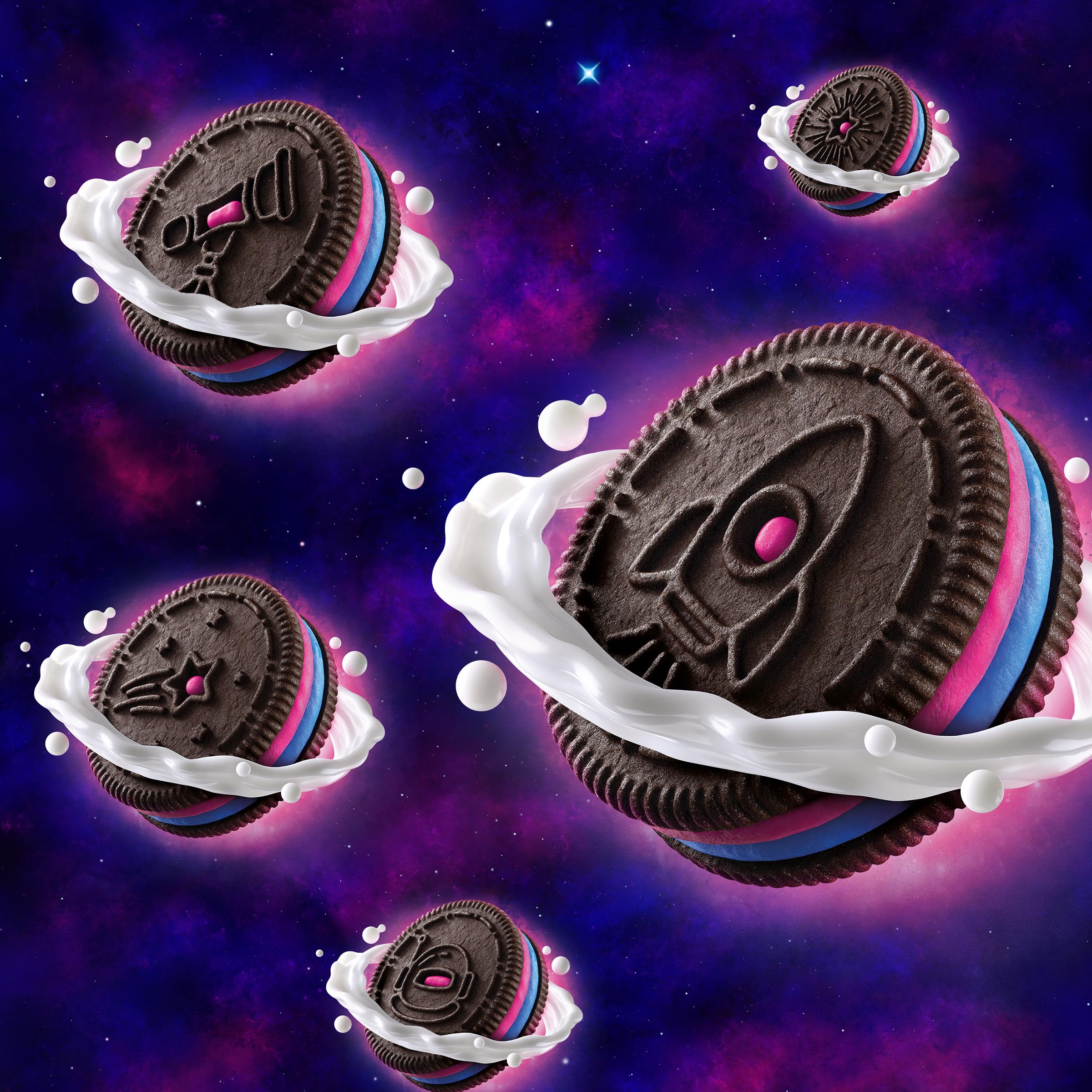 Golden Oreo alternative: Space Dunk cookies offer galactic designs and out-of-this-world flavor.