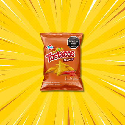 Tostacos Picante Mini Bag | Spicy Colombian Corn Chips