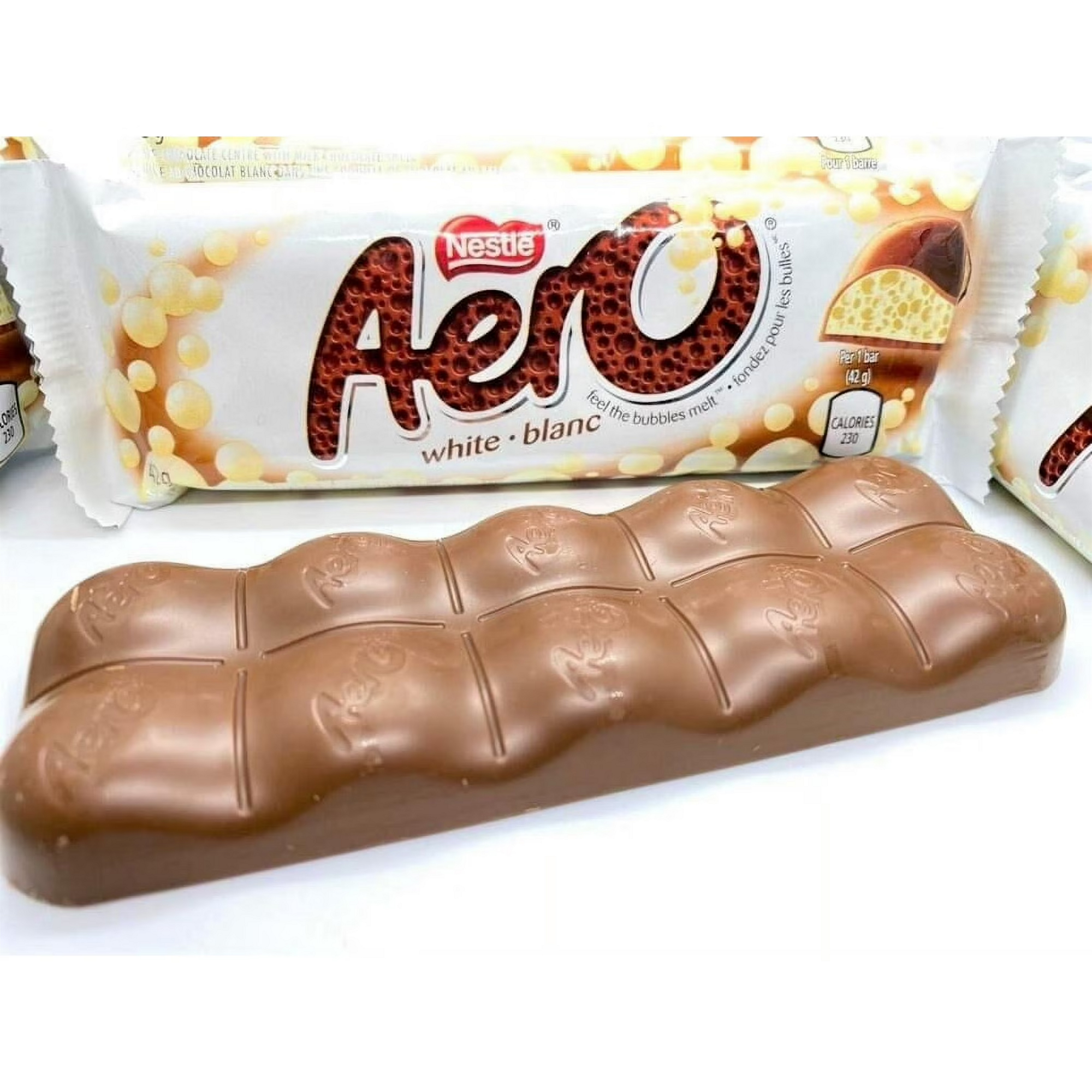 Aero White Chocolate bar from Canada. Shop Canadian chocolate candy online.