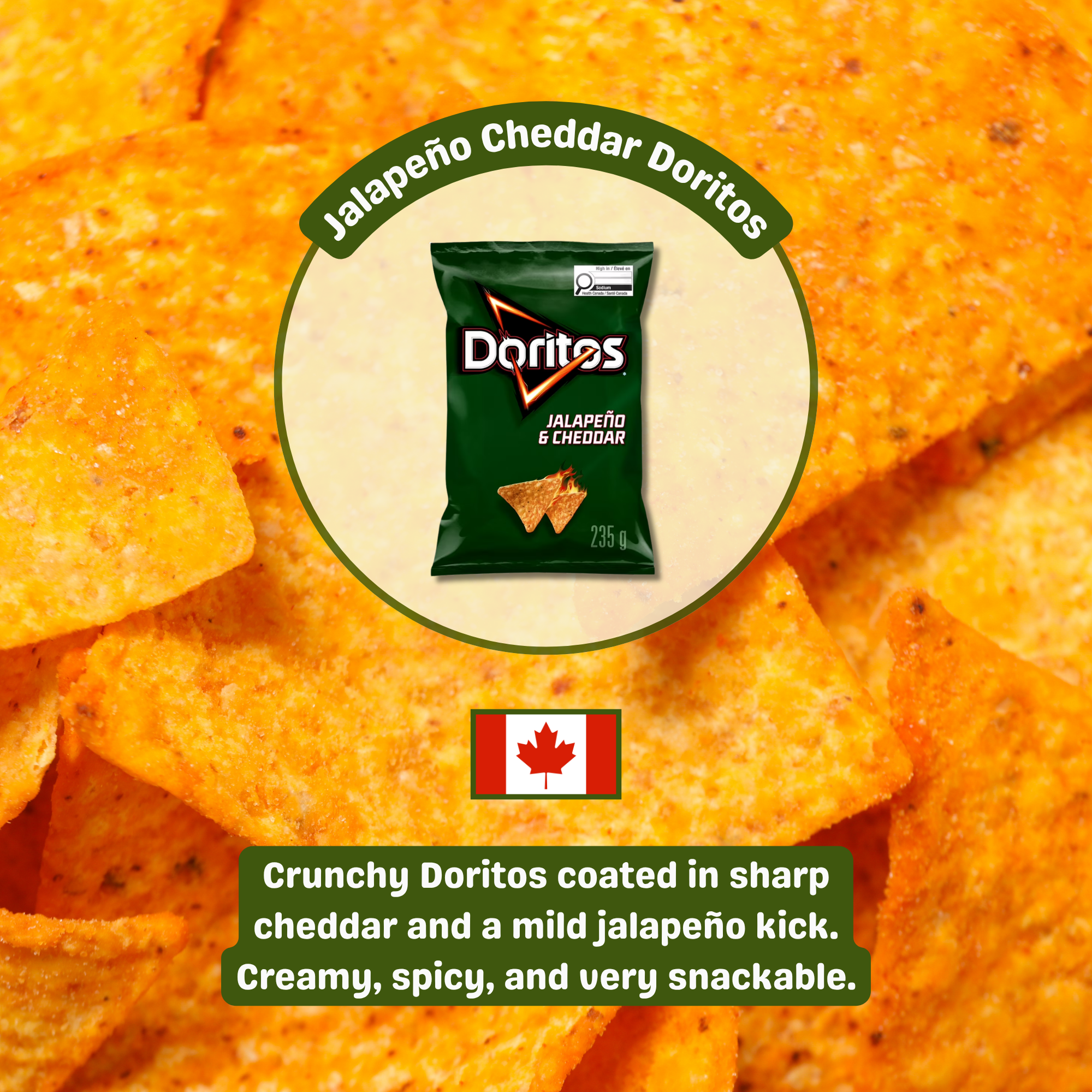 Buy Rare Doritos Jalapeño Cheddar (Canada) | Canadian Snacks