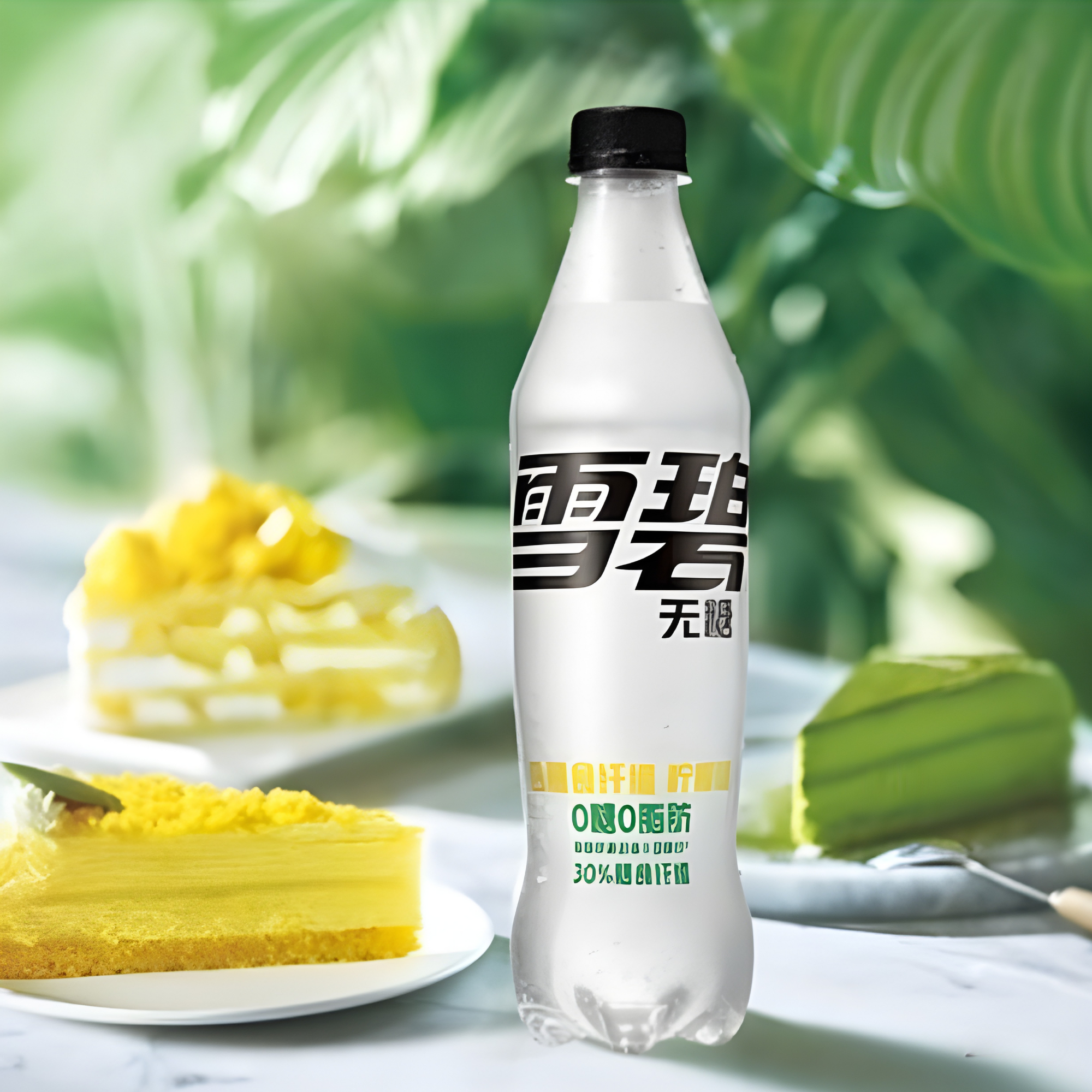 Sprite Lemon Sugar Free Fiber soda from China served with lemon desserts