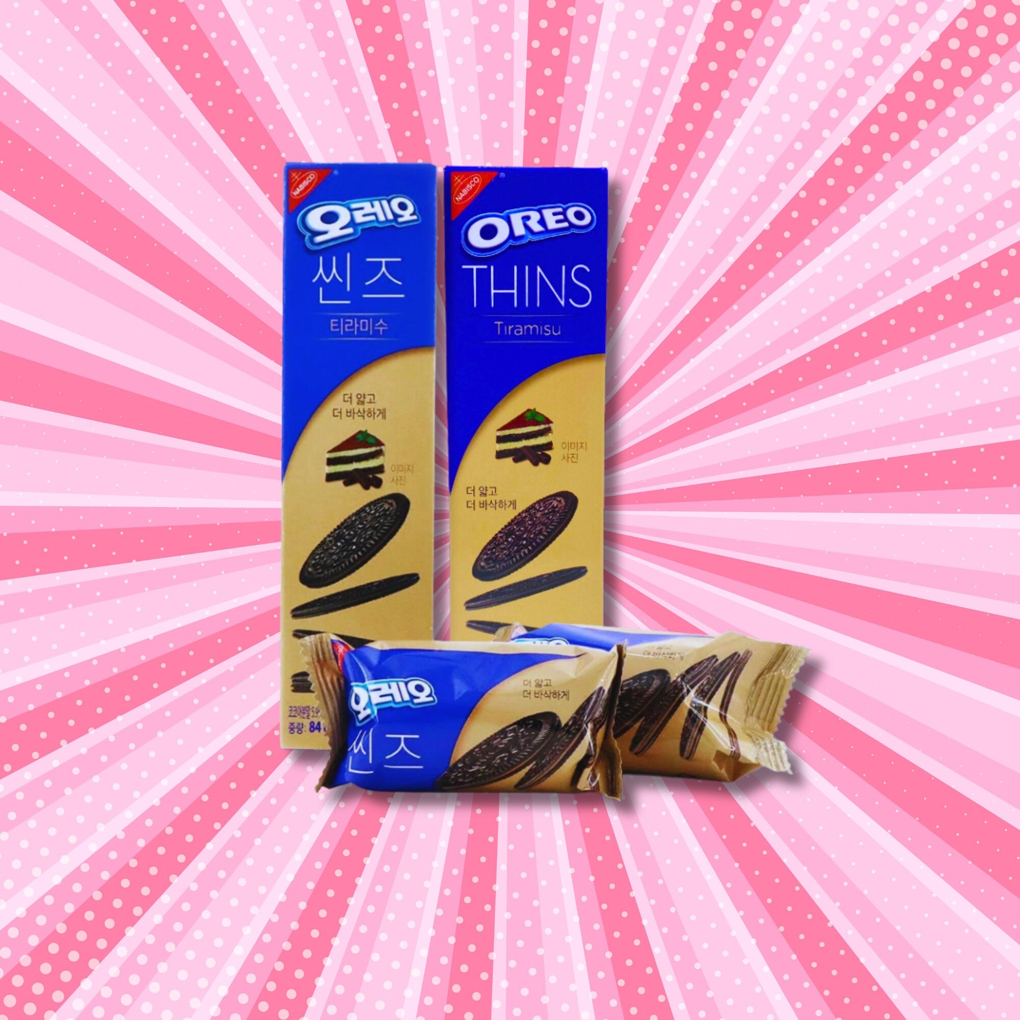 Korean Snack Thin Oreos - Tiramisu