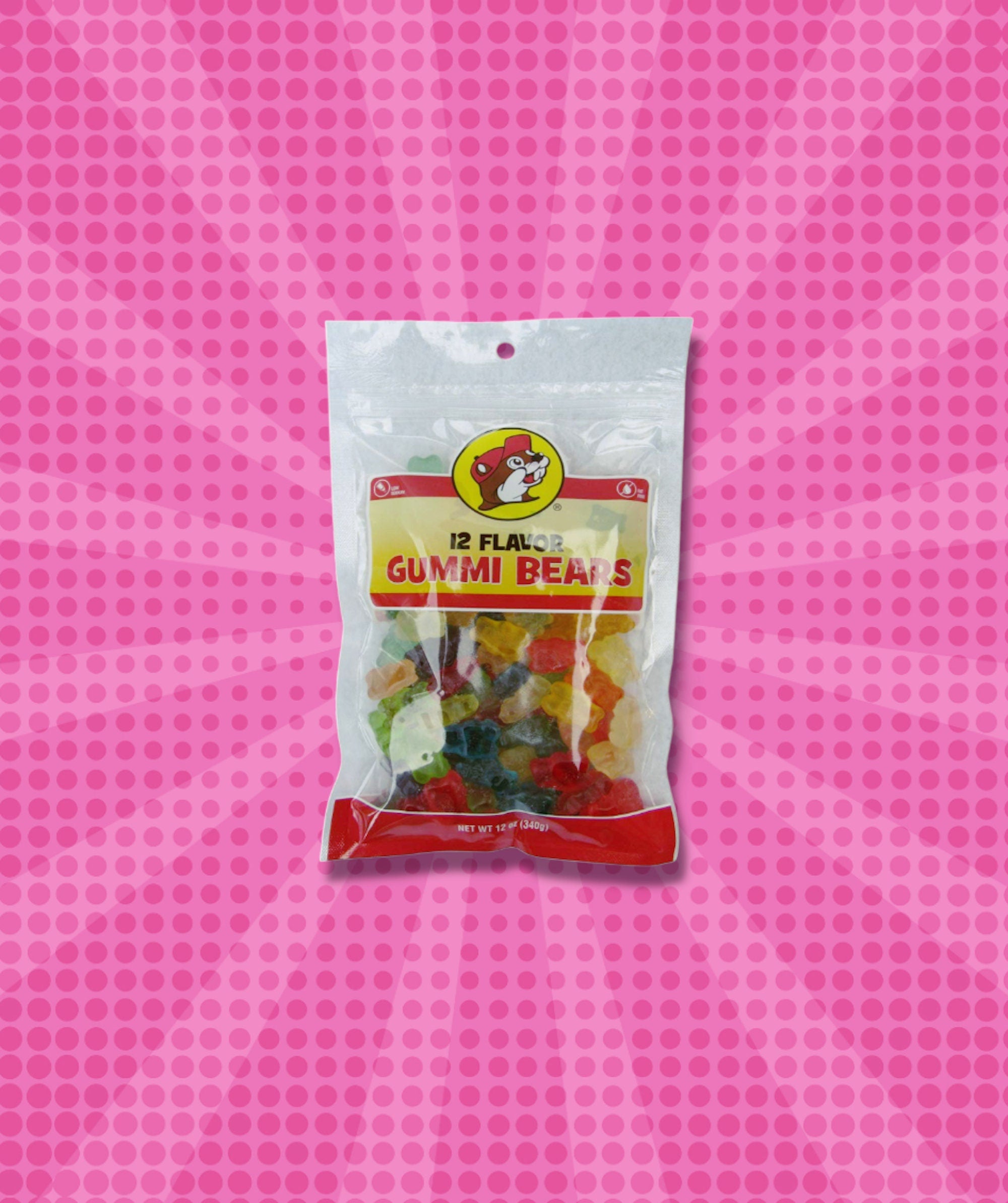 Buc-ee's Gummi Bears, 12 Flavors