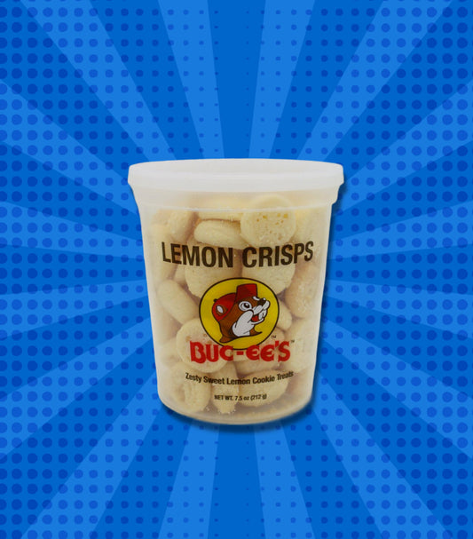 Buc-ee's Lemon Crisps, 7.5 ounces