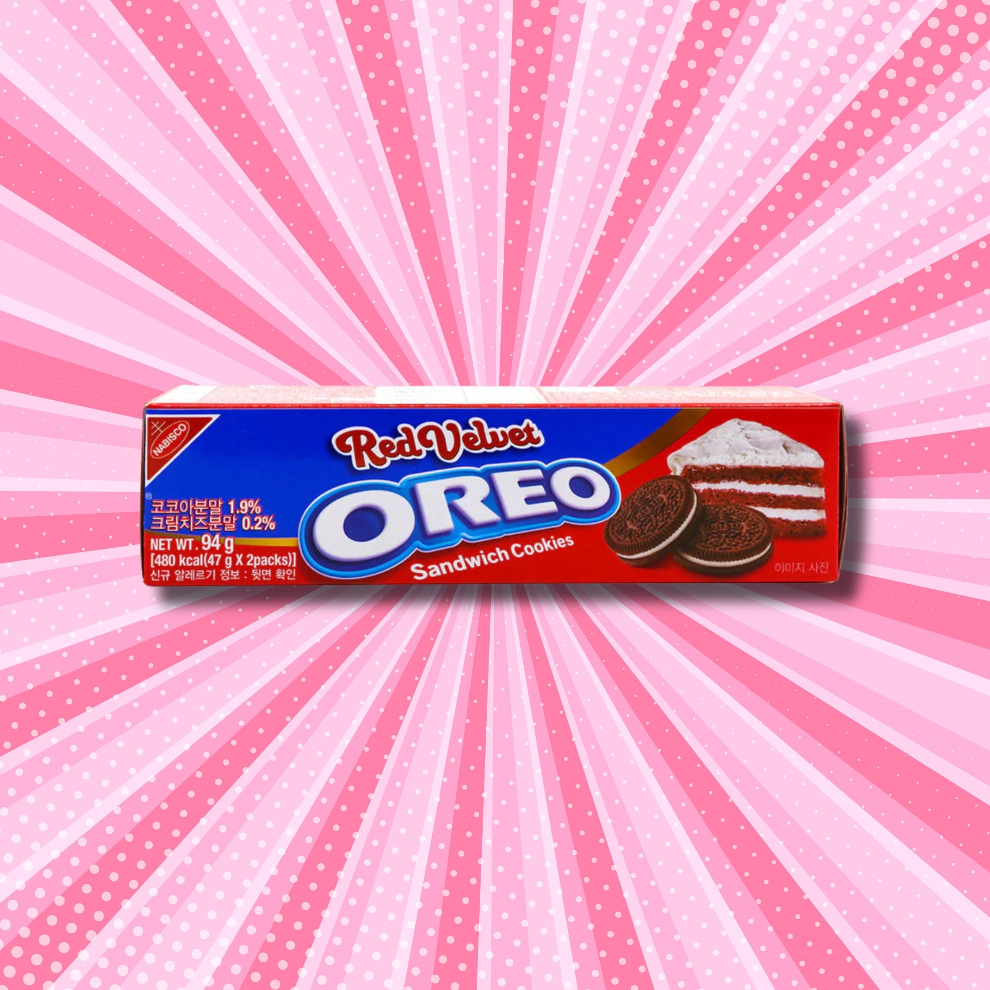 Korean Oreos - Red Velvet Flavor (1 Box)