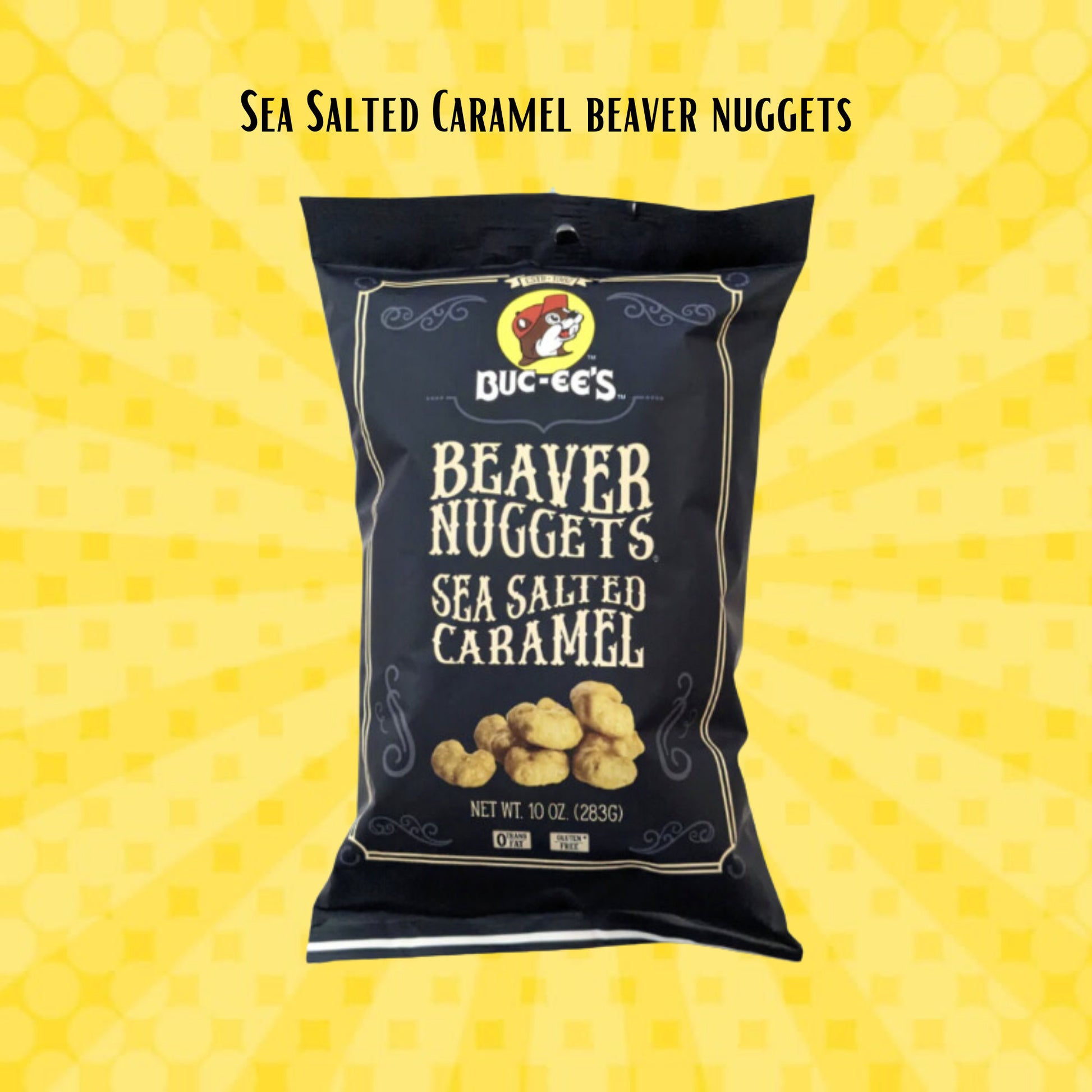 Buc-ee's Sea Salted Caramel Nuggets - (Front of Bag)