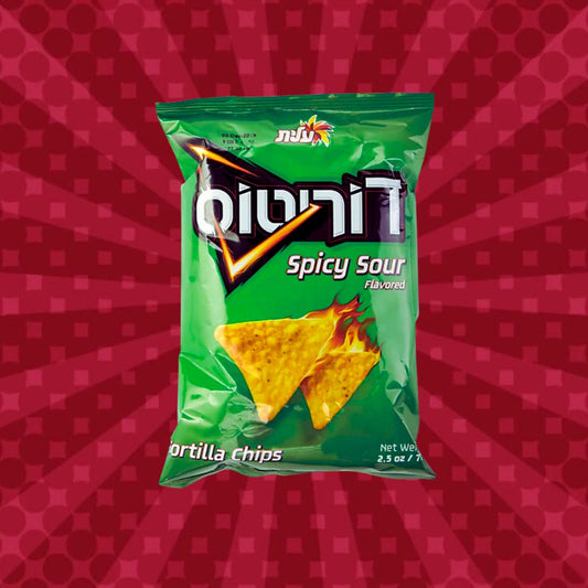 Spicy Sour Doritos (Israeli Doritos) - Front of Bag